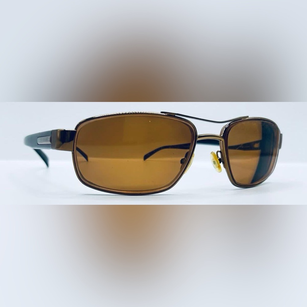 Safilo Black Brown Pilot Sunglasses Frames Only